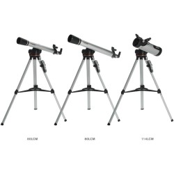 Celestron - 60LCM Computerized Refractor Telescope - Telescopes for Beginners - 2 Eyepieces - Full-Height Tripod - Motorized Altazimuth Mount - 60mm Refractor