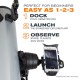 StarSense Explorer DX 130AZ Smartphone App-Enabled Newtonian Reflector Telescope