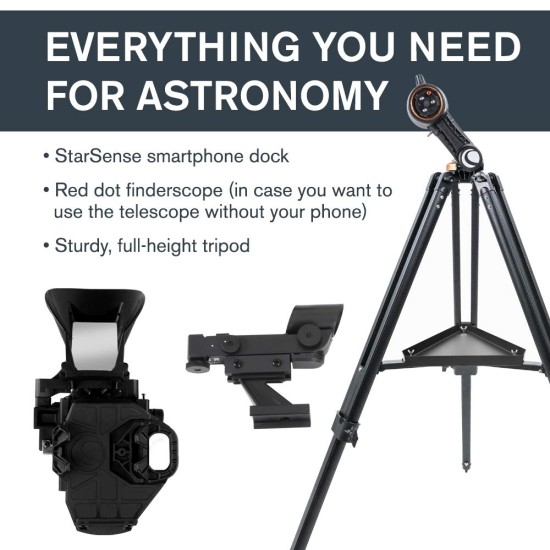 StarSense Explorer DX 130AZ Smartphone App-Enabled Newtonian Reflector Telescope