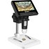 Digital Microscope with 4.3inch LCD Screen, 50-1000X Coin Microscope for Error Coins, USB Magnifier Micro Scope with High Stand 8 Adjustable LED Lights for Windows PC View