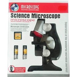 Real Working Science Microscope Refined Scientific Instruments with Light Lab Magnifier