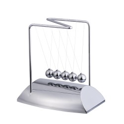 Newton Cradle Balance / Balls Classic and Large (Silver)