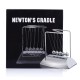 Newton Cradle Balance / Balls Classic and Large (Silver)